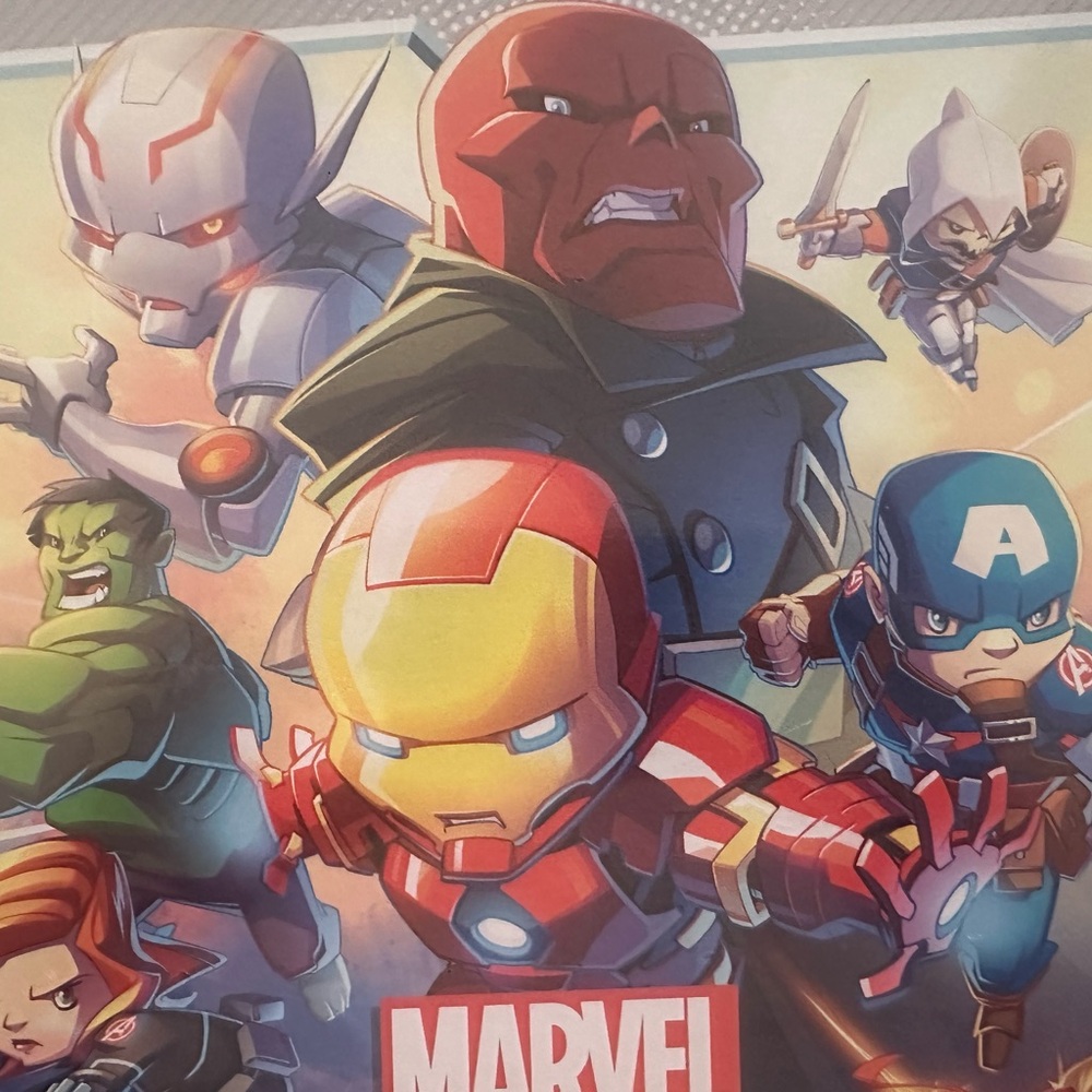 Marvel United Board game, new in plastic wrap, back corner has 1 in dent as show